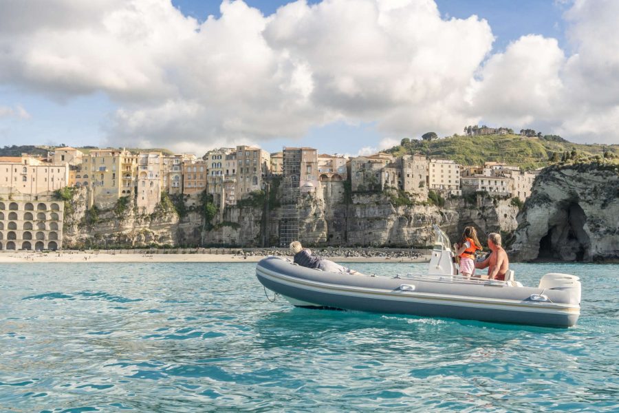 Escursione in barca da Tropea a Capo Vaticano + visita guidata Tropea